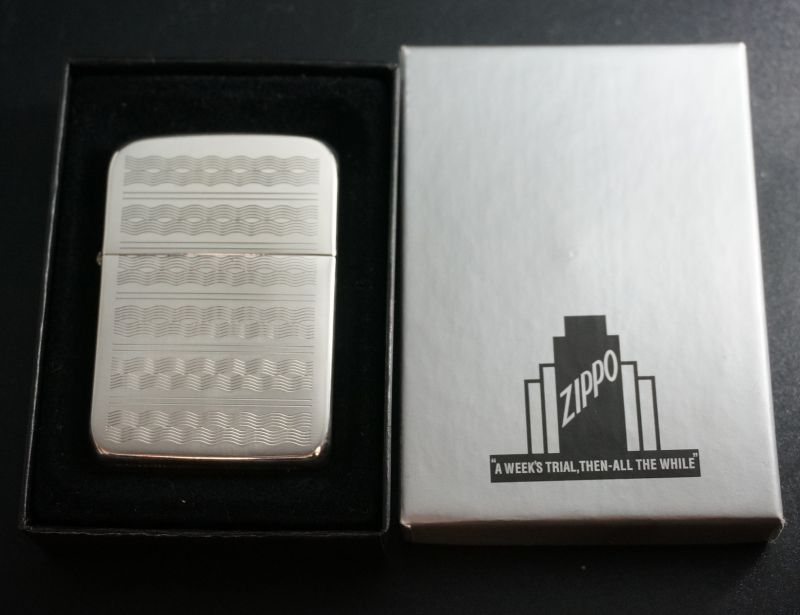 画像: zippo 1941REPLICA エンジンタン 両面 C 2002年製造