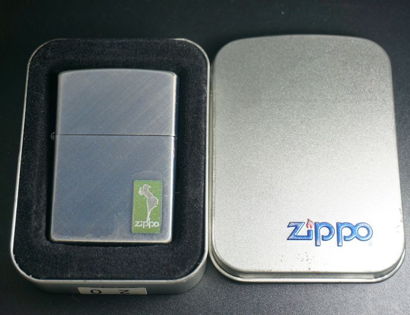 画像: zippo WINDY ダイヤゴナルウェーブ パープル 1999年製造 劣化あり