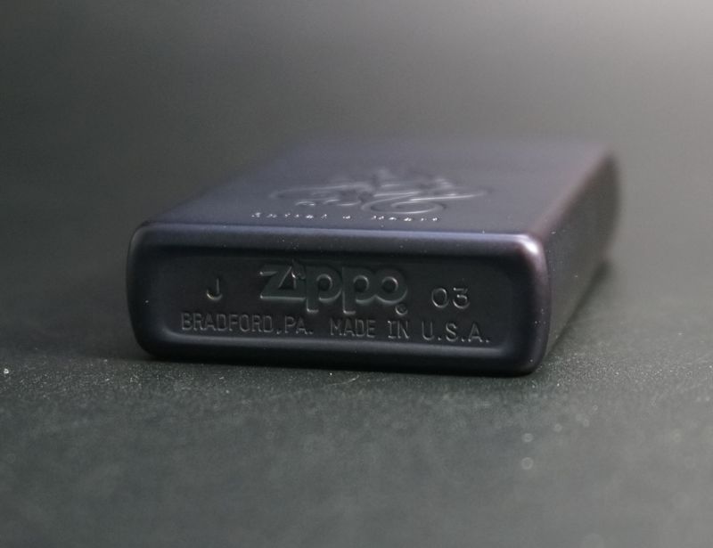 画像: zippo Spiral Heart パープルマット 2003年製造