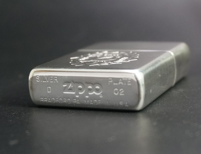 画像: zippo 70th ANNIVERSARY Silver Plate 2002年製造