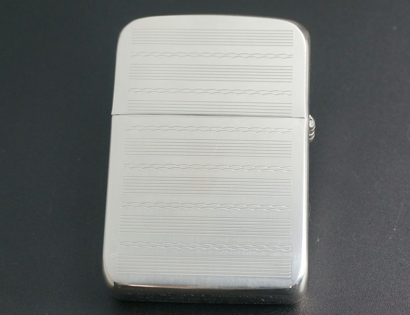 画像: zippo 1941REPLICA エンジンタン 両面 D 2002年製造