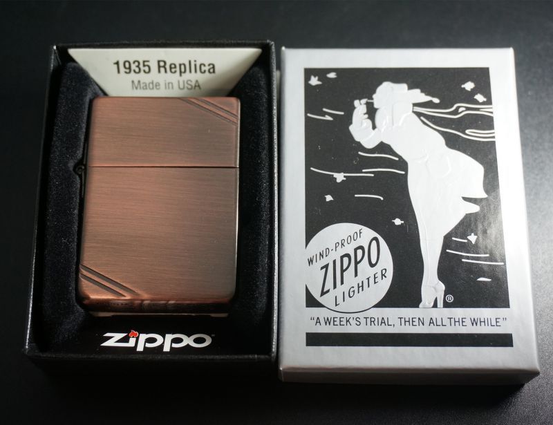 画像: zippo 1935REPLICA サイド三面唐草 1935DL3FA CP