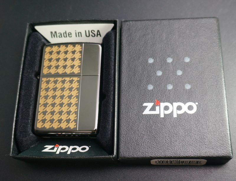 画像: zippo ハウンドトゥース（A) GD