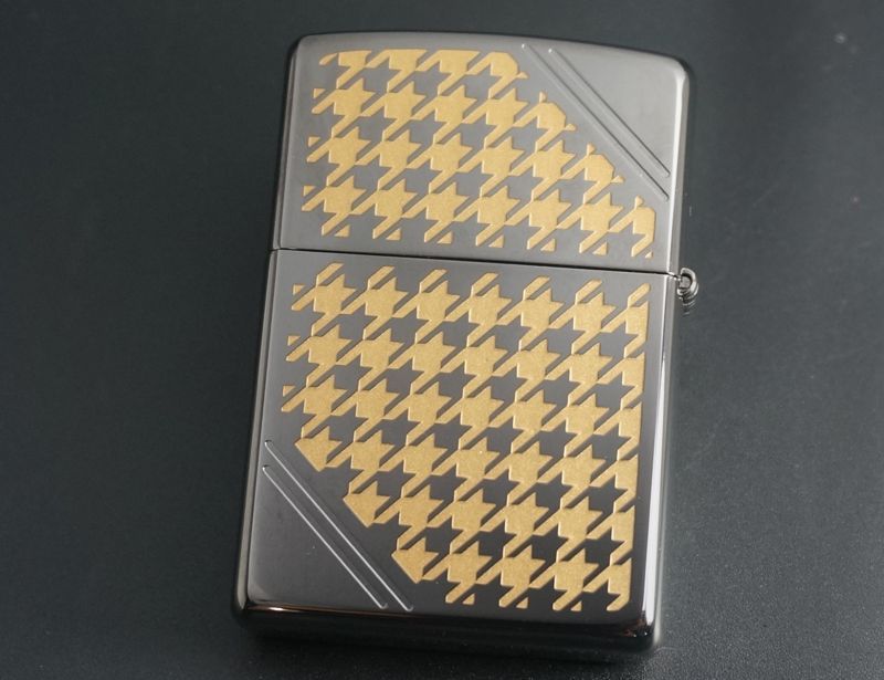 画像: zippo ハウンドトゥース（B) GD