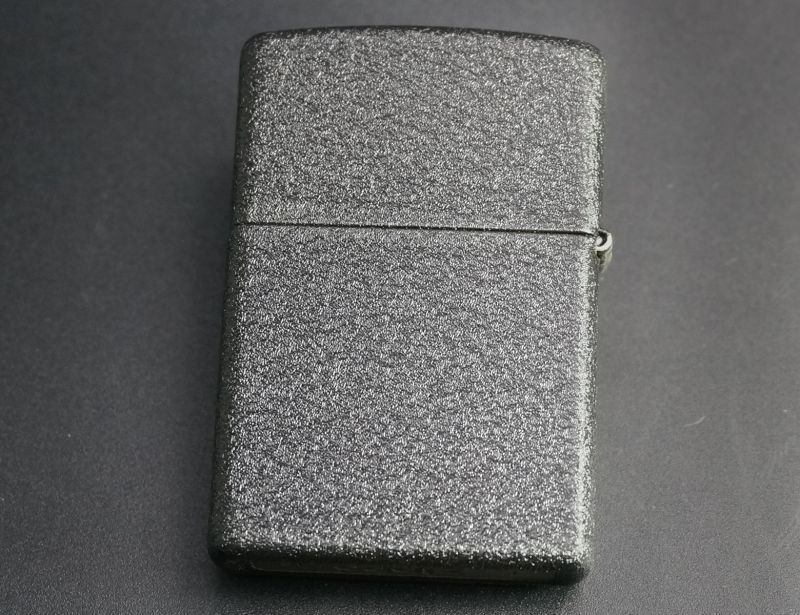 画像: zippo ブラッククラックル プレート SV