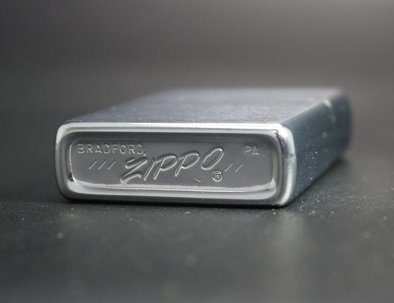 画像: zippo #200 ブラッシュ・クローム 1977年製造