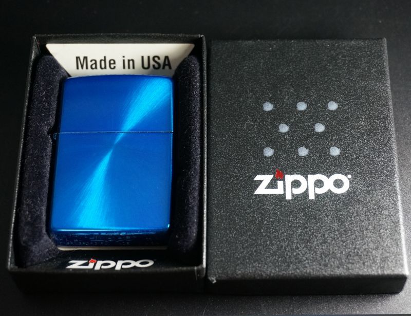 画像: zippo スピンカラー ブルー