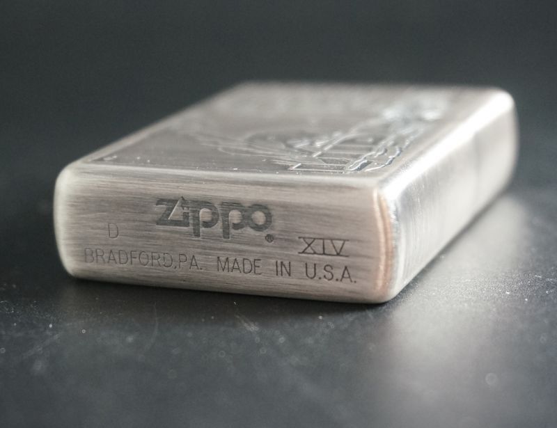 画像: zippo ルパン三世 五エ門 銀古美仕上げ 1998年製造 キズ有