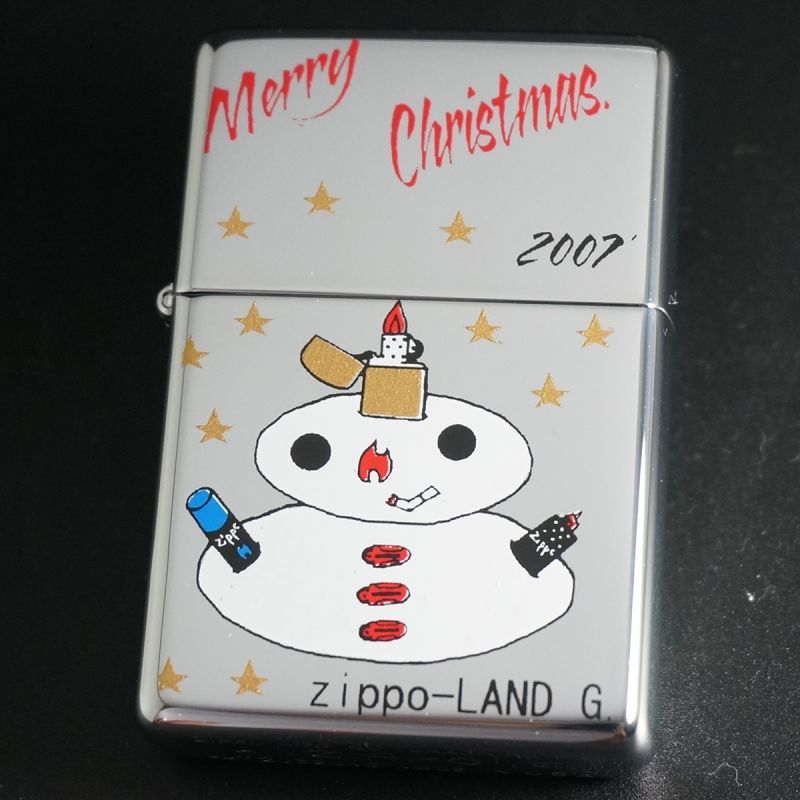 画像1: zippo 「zippo-LAND G.」オリジナル 2007年 X'mas フラットトップ