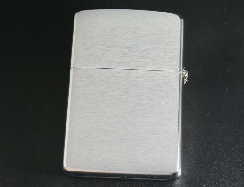 画像: zippo #200 ブラッシュ・クローム 2003年製造 