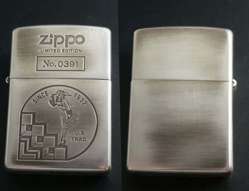 画像: zippo WINDY 台座セット 1000個限定 1997年製造