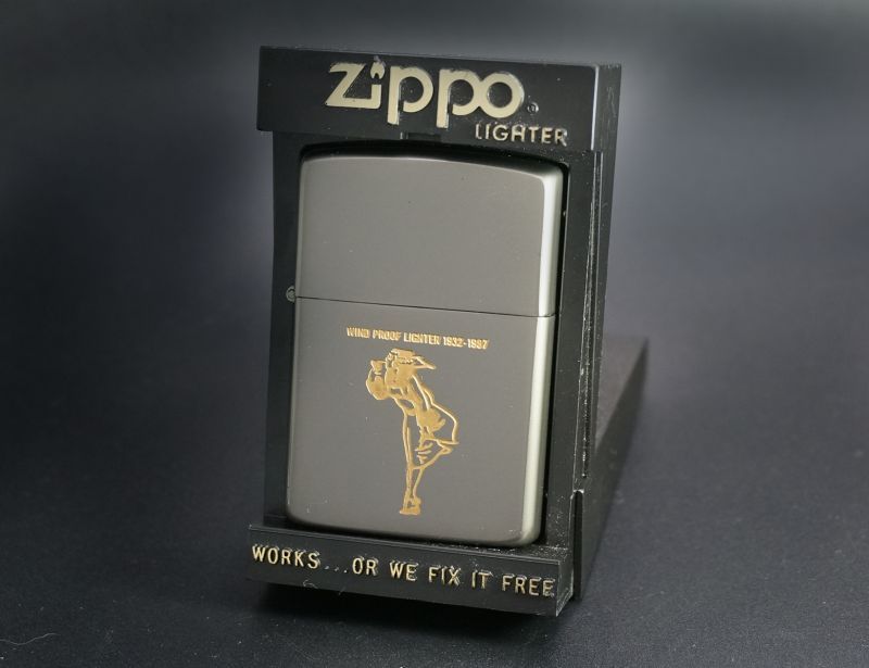 画像: zippo WINDY グレー 1986年製造