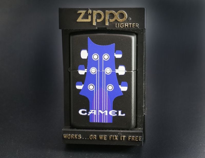 画像: zippo CAMEL ギター 1996年製造