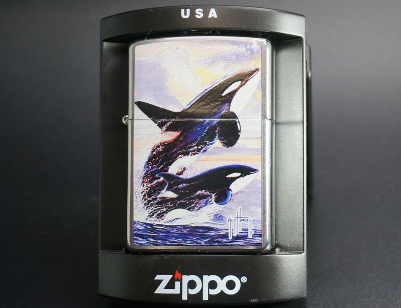 画像: zippo シャチ(キラー・ウェールズ） Guy Harvey　2009年製造