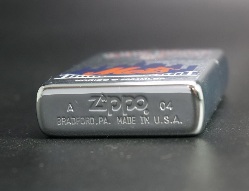 画像: zippo NEW YORK Mets（ニューヨークメッツ） 2004年製造