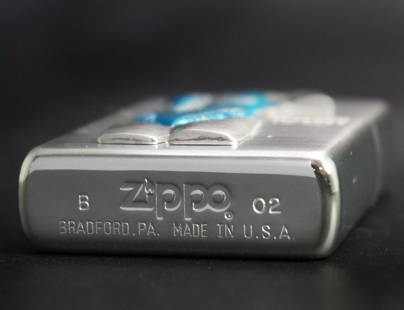 画像: zippo SEXY BEAUTY ブルー 2002年製造 
