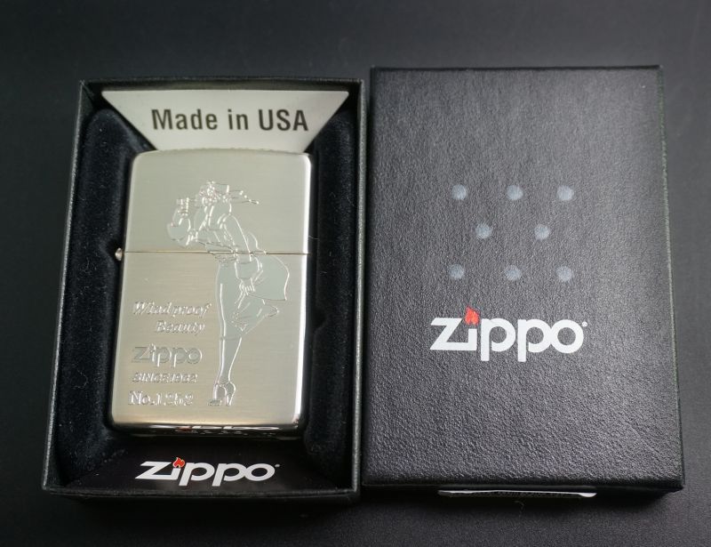 画像: zippo WINDY 浮彫り SS 2004年製造