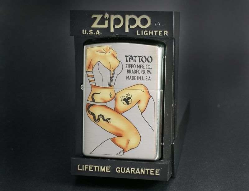 画像: zippo SEXY TATTOO SUNBURN B 2002年製造