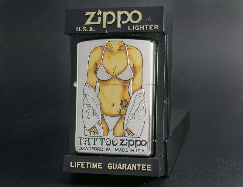 画像: zippo SEXY TATTOO SUNBURN D 2000年製造