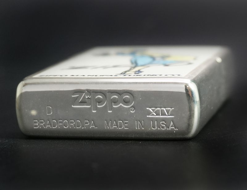 画像: zippo WINDY 浮彫焼付け 1998年製造