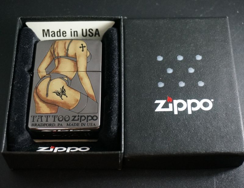 画像: zippo SEXY TATTOO 蝶 2003年製造