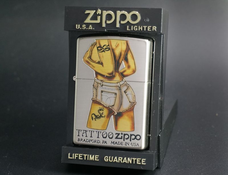 画像: zippo SEXY TATTOO SUNBURN E 1997年製造