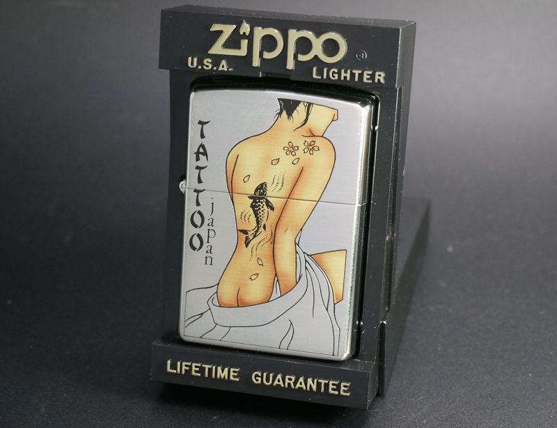 画像: zippo SEXY TATTOO SUNBURN G 2002年製造