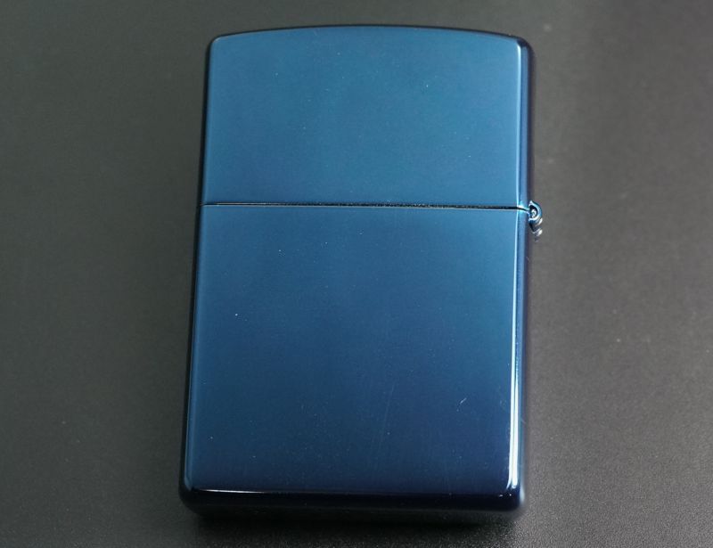 画像: zippo SEXY メタル ブルーチタン 2002年製造