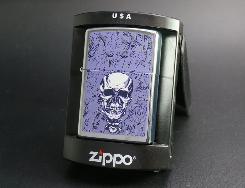 画像: zippo スカル プリント ＃250 