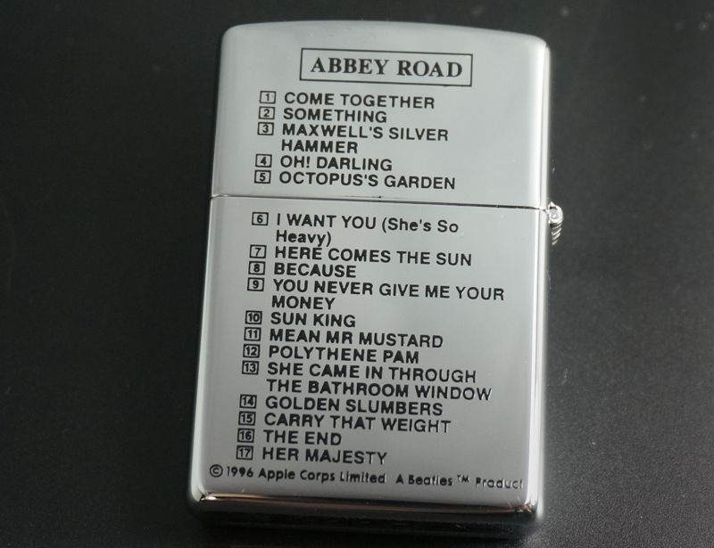 画像: zippo THE BEATLES「ABBEY ROAD」 1996年製造