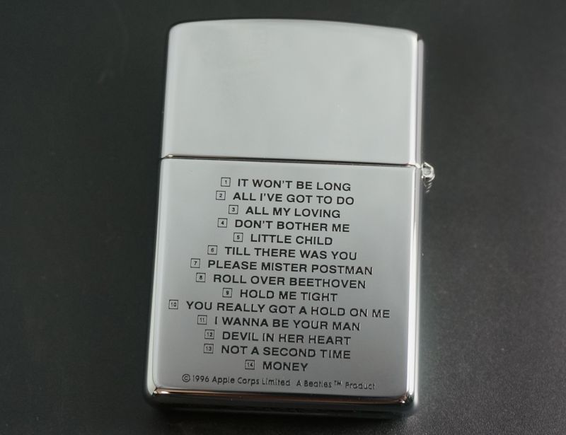 画像: zippo THE BEATLES「with the beatles」 1996年製造