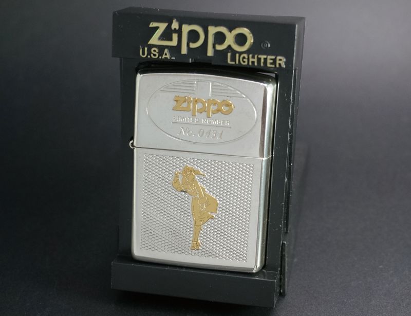 画像: zippo WINDY 金プレート1994年製造