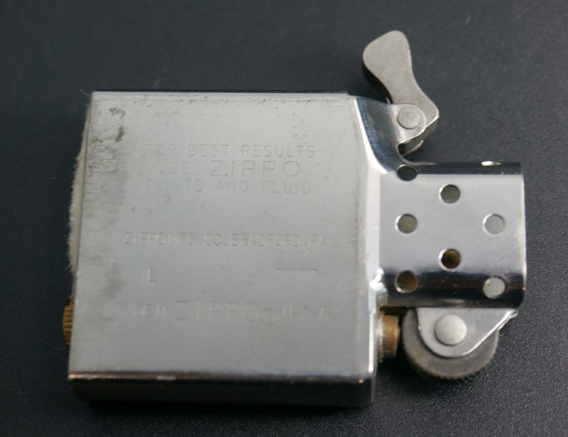 画像: zippo 木巻き ロゴ 1990年代製造