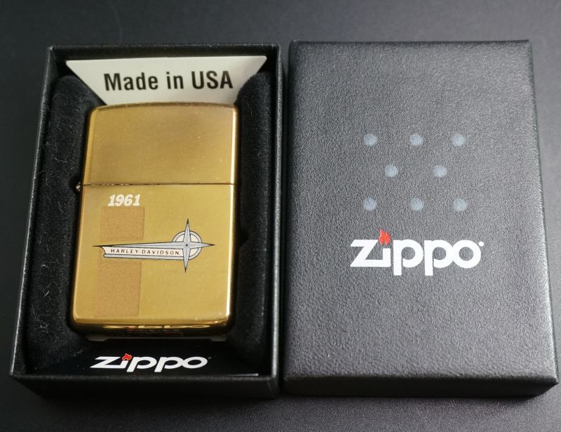 画像: zippo HARLEY DAVIDSON エンブレム 1961 #254B 1993年製造