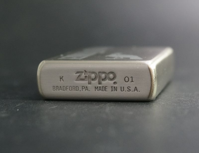 画像: zippo WILD TURKEY サテーナいぶし 2001年製造