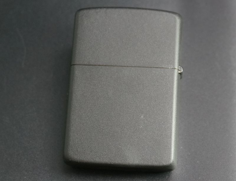 画像: zippo 文字 黒マット 1986年製造