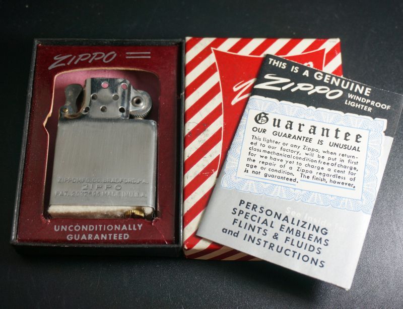 画像: zippo インサイドユニット 1947〜51年製造 箱・保証書付き