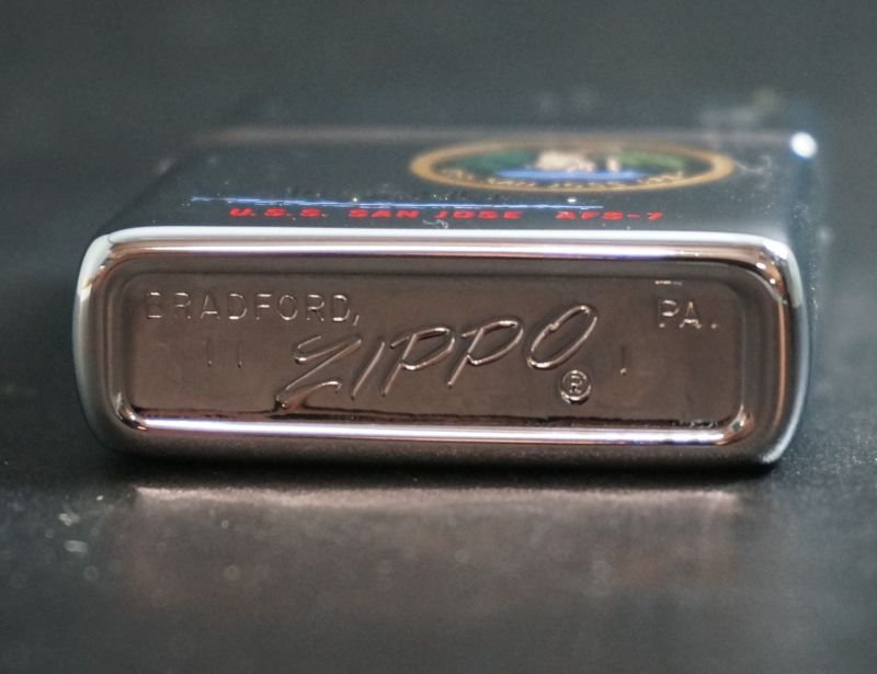 画像: zippo USS.SAN.JOSE AFS-7 1975年製造