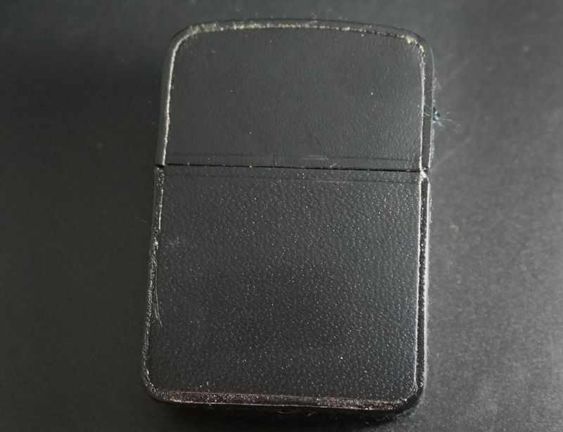 画像: zippo 1941REPLICA 黒革巻き 2007年製造