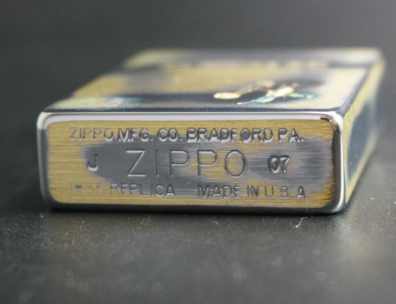 画像: zippo 1935REPLICA ボーリング 2007年製造