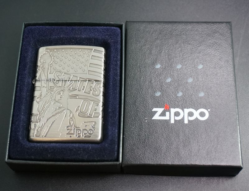 画像: zippo アメリカ 4面デザイン 2008年製造