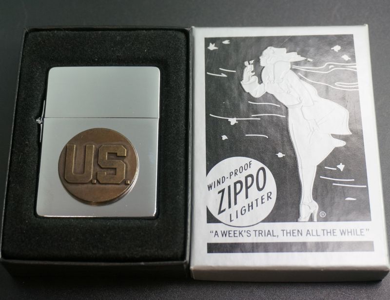 画像: zippo 1935REPLICA USメタル 2007年製造