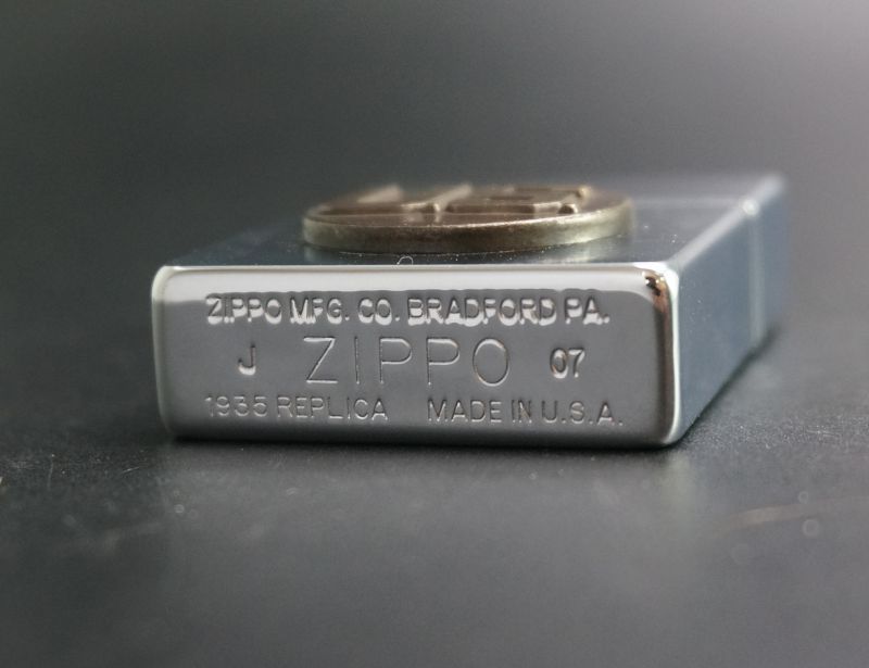 画像: zippo 1935REPLICA USメタル 2007年製造