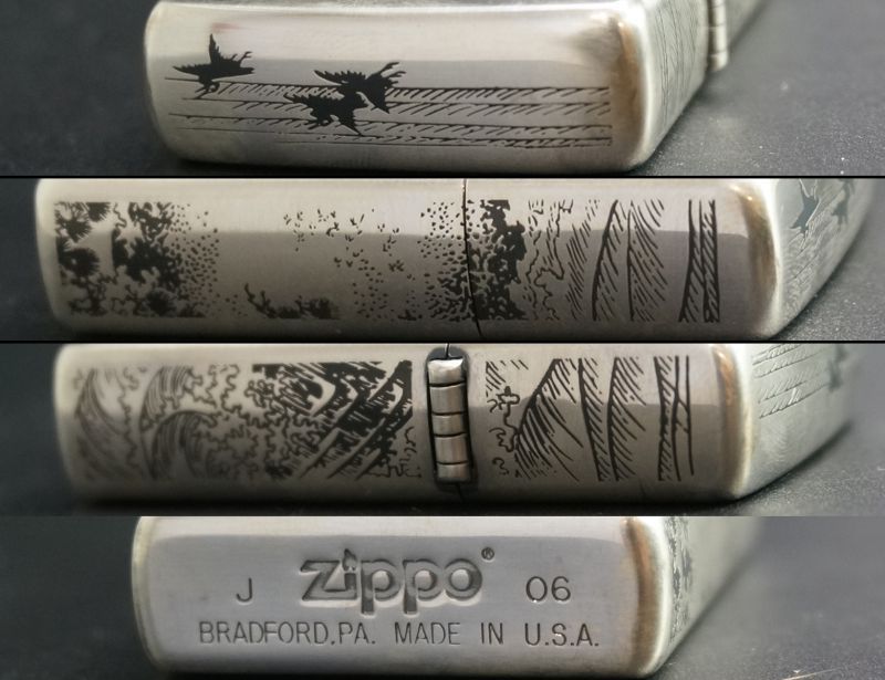 画像: zippo 日本景色 五面彫刻 2006年製造