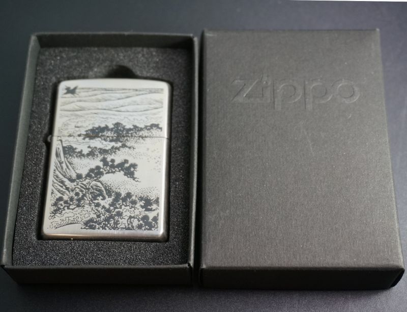 画像: zippo 日本景色 五面彫刻 2006年製造