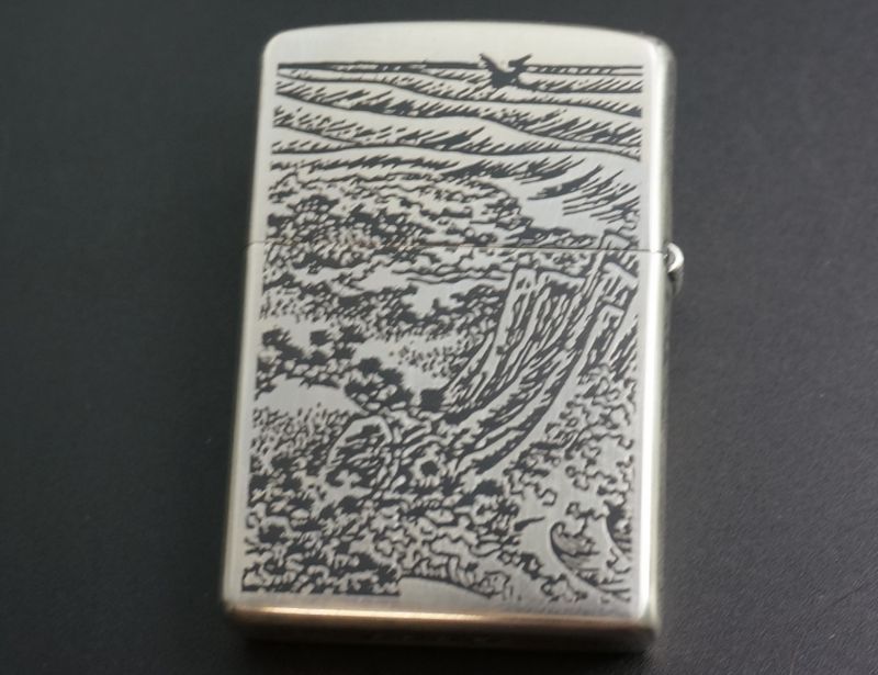 画像: zippo 日本景色 五面彫刻 2006年製造