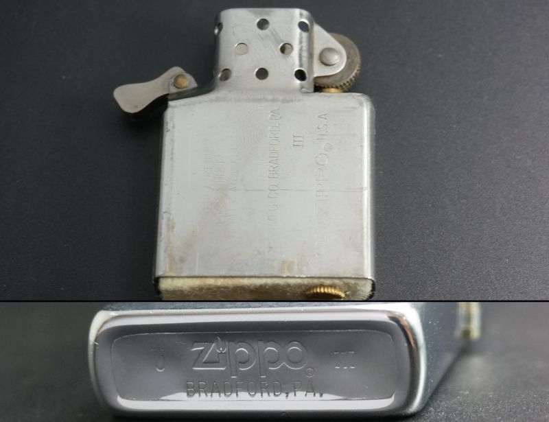 画像: zippo #200 ブラッシュ・クローム NEAR MINT 1987年製造