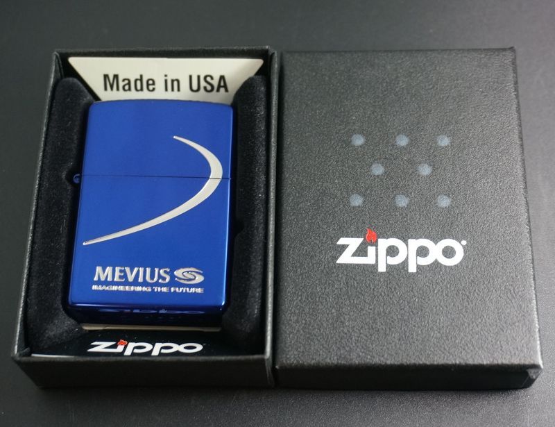 画像: zippo MEVIUS 「Anniversary Blue 」 2015年製造