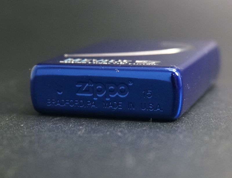 画像: zippo MEVIUS 「Anniversary Blue 」 2015年製造