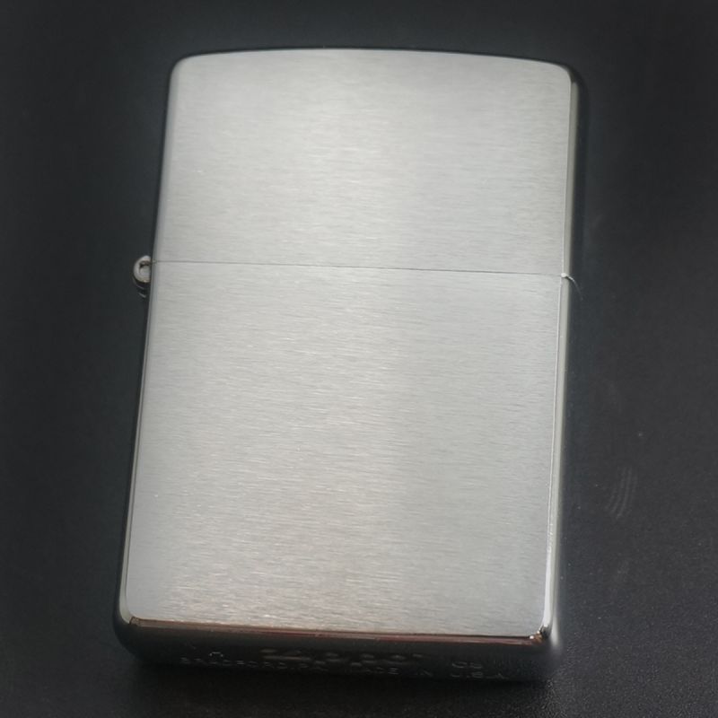 画像1: zippo #200 ブラッシュ・クローム 2008年製造 